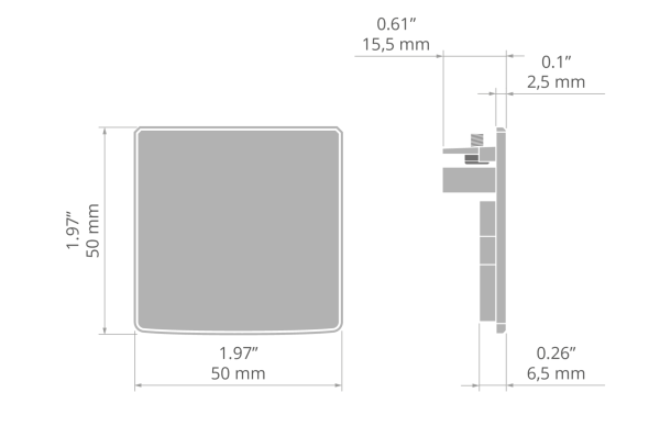 Endkappe für Pendelleuchten